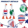 8Pcs Holiday Desk Goose Outfits 7 inch Desk Goose Bandana