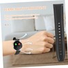 OHPHCALL Watch Band for Leather Replacement Strap Black Unisex Design