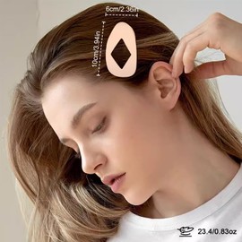 6PCS Flat Hair Claw Clips For Women, Curved Design Duckbill Clips For Thick Fine Hair, Large Strong Hold Banana Clip Hairs-Grip Accessories Girls Mothers Sister Bestie, Bobby Pins Birthday Gifts