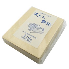 Venus Paper Kitchen Paper, Tempura Sheets, 210 Sheets, Washi, Unbleached, 210 Sheets