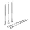 sourcing map 25Pcs #14 x 5" Self Drilling Screws, 410