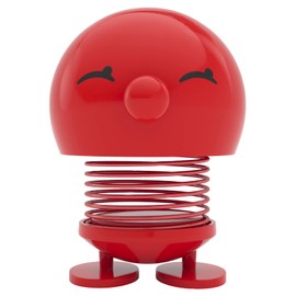 Hoptimist Bimble, Wackelfigur Deko Skandinavisch, Deko Wohnzimmer, Schreibtisch Deko, Büro Gadgets, Tolle Kleine Geschenke, 7,4 x 8,5 x 9,5 cm, Medium, Rot