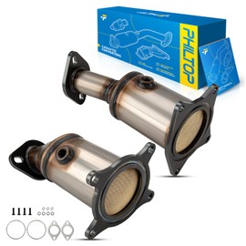 PHILTOP Front and Rear Catalytic Converter Compatible with 2007-2010 Edge/MKX/MKZ 3.5L, 2007-2015 CX-9 3.5/3.7L, 2009-2012 Flex 3.5L - Replace# 16491, 16490 Direct-Fit Stainless Steel (EPA Compliant)