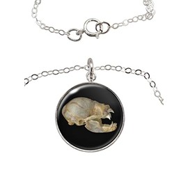 Vampire Bat Skull .925 Sterling Silver Necklace