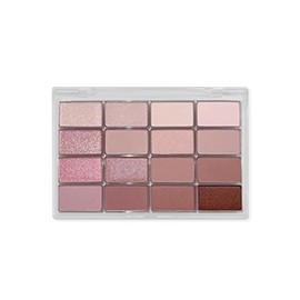 Korean New Cosmetics Awakening Soft Blurring Eye Palette 16 Colors Eyeshadow Palette Low Saturation Pearl Luster Matte Sleeping Silk Brightening Eye Shadow (02# Living Blur)