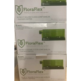 FloraFlex 6" FloraFlex Square Flood & DripShield - Quick Drip