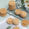 Tessco 12 Pieces Yogurt Jar Lids Inspirational Yogurt Bamboo Lids