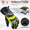 Homord Men's Winter Gloves, Waterproof Ski Gloves, Warm Breathable Snow