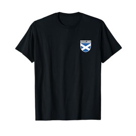 Vintage Scottish Banner Fan Scotland Flag Retro T-Shirt