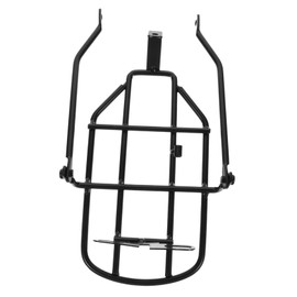 Generic Bike Rear Cushion Rack Durable Backseat Pad for Electric Bicycle Thickened Shelf for Cargo Use Metal Material Convenient Design for Easy Installation