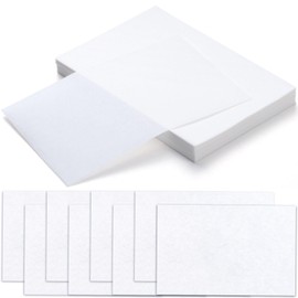 CustomyLife 100pcs Perm Paper for Hair, Heat-Resistant End Tissue for Hair Perm, Disposable Curling Paper for Salon Shop- White