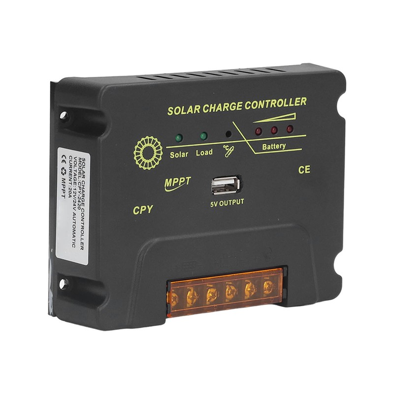 Solar Charge Controller MPPT Photovoltaic Power Generation 12V 24V 20A