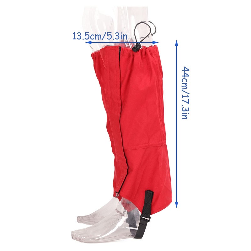 Shipenophy Snow Leg Gaiters, Snow Boot Unisex Long Hook and