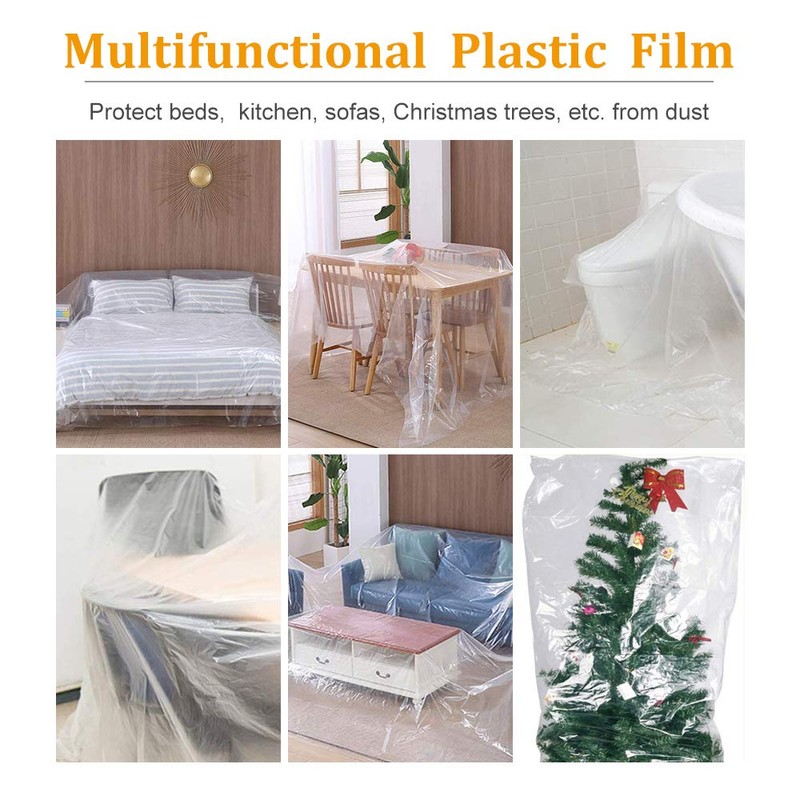 TUAKIMCE Plastic Sofa Cover Furniture Cover Couch Cover Heavy Duty