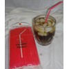 IGC 100 Straws - Flex/Flexible Drinking Straws - Luau -