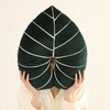 Turtle Back Bamboo Sofa Pillow Cushion Leaf Shaped Throw Pillow