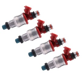 SCITOO 4Pcs 2 Holes Fuel Injectors fit for 1989-1995 for Toyota for 4Runner, for 1989-1995 for Toyota for Pickup 23250-35040 2320974060 2320935040 1955005440
