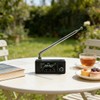 Ubric Pocket Mini Shortwave Radio,SI4732 Pocket Radio 0.5-108 MHz,LSB USB
