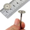 Dophee 10pcs Mini Diamond Coated Cutting Off Discs Wheel with