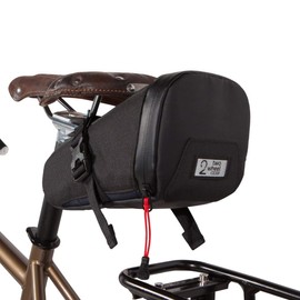 Two Wheel Gear - Commute Seat Pack (1.5 Liter) - Water Resistant Under Saddle Bag for Bicycle - for Bike Commuting and Touring - Black