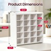 SANFURNEY Marker Organizer, 20 Compartments Vertical Pen Storage