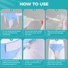 ENLUNTRA Wearable Urinary Drainage Bag for Men(2000 ML*1+1000 ML*2) ，Reusable