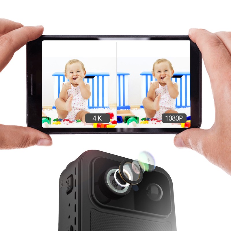 4K Wireless Mini Camera HD Night Vision Cell Phone Remote