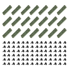 Coarbor Connectors Kit for Artificial Grass Wall Hard Panels Topiary Hedge Plant Wall Privacy Screen Fence Backdrop Wall, 1Set Includes 21 Connectors and 85 Screws