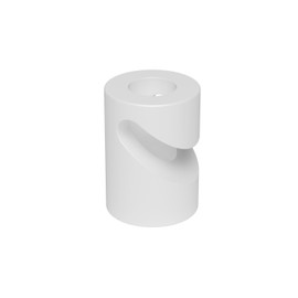 Surface-Mounted Cable Holder for Textile Cable, Monkey Swing, Ceiling and Wall Pin, White Pack of 10