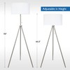 O’Bright Tripod Floor Lamp, Adjustable in Height, 100% Metal Body