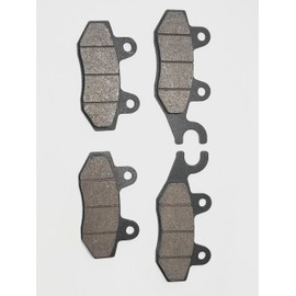 Golf cart Front Brake Pads Kit,left and right side caliper for HDK CitEcar TOMBERLIN E-merge emerge 500 E2 SE LE SS COUPE REVENGE, E4 LE PLUS REVENGE,SS SALOON,GHOSTHAWK