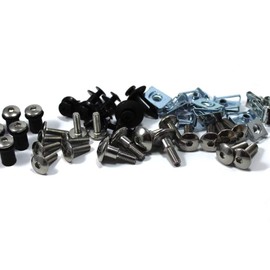 Speedy Fasteners SV650 2003-2010 Complete Stainless Fairing Bolts & Screen Bolt Kit