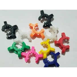 15 / 14 mm KECK CLIPS GLASS CONNECTORS , JOINT CLIPS MIXED COLORS