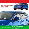 Goodyear Shatterproof Window Deflectors for Toyota RAV4 2019-2025, Tape-on Rain