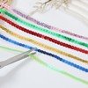 sourcing map 11 Yard Flat Sequin Strip, 6mm Paillette Sequins
