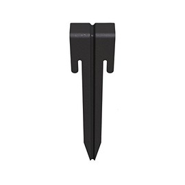 Panacea 83650 10.5" Black 3 Pack Polybagged Universal Stakes