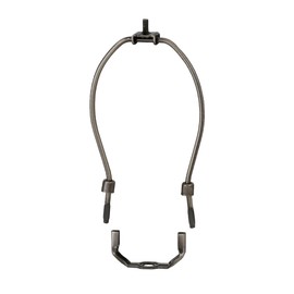B&P Lamp® 8 Inch Heavy Duty Lamp Shade Harp Holder, Antique Bronze Finish