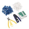 Network Cable Tester RJ45 Crimper Crimping Tool Kit Wire Stripper