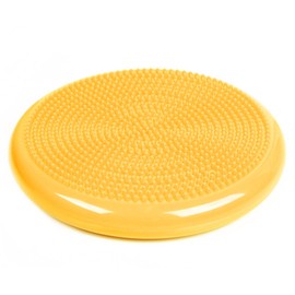 NEISHNG 3-Pack Wiggle Seat Wobble Cushion with Pump, Stability Balance Disc for Core Strengthening, Exercise and Therapy, for Adults & Kids (Yellow)