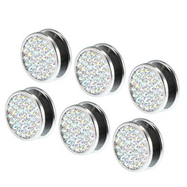 Hihaha 22mm Bling Cute J-Shape Multicolor Storage Hooks (6Pcs) for Car/Durable