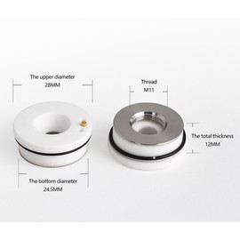 Cloudray Nozzle Ceramic Rings Dia. 28mm P0571-1051-00001 for Fiber Laser Cutting Head