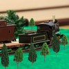 BESPORTBLE Model Trees 20Pcs: 3.5inch Mini Diorama Train Miniature Forest