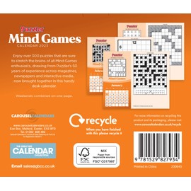 Mind Games, Puzzler Box 2023 Calendar