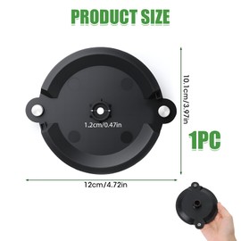 TIANXUAN Grass Trimmer Blade Head Disc Mower Cutter Head Plastic Grass Cutting Device Dual-Blade Disc Replacement Lawn Mower Strimmer Accessories Home Garden Power Tool Parts for Cordless Trimmer