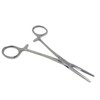 Set of 2 Curved + Straight Kelly Hemostat Forceps with