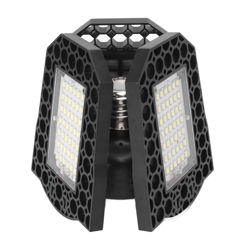 E27 LED Ceiling Lamp Mining Lamps 60W Three Leaves Folding