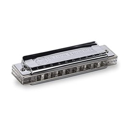 Hohner Blues Bender Harmonica, Key of D, Stainless steel (M586BX-D)