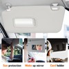 Sun Visor for 2009-2013 Subaru Forester, Left Driver Side Gray