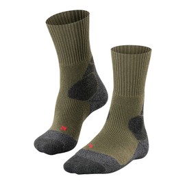 FALKE TKX Men's Hiking Socks Ultra Strong Padding Anti-Bubble Trekking Socks Warm Ultra Thick Breathable Quick-Drying Climate Regulating Odour-Inhibiting Wool Functional Material 1 Pair