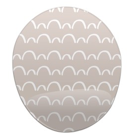 Bonamaison, Ergonomisches Mauspad mit Handgelenkauflage, Digital Bedruckt Mauspad Anti-Sehnenscheide Probleme, rutschfeste Unterseite, für Büro und Zuhause, Größe: 20x23 cm